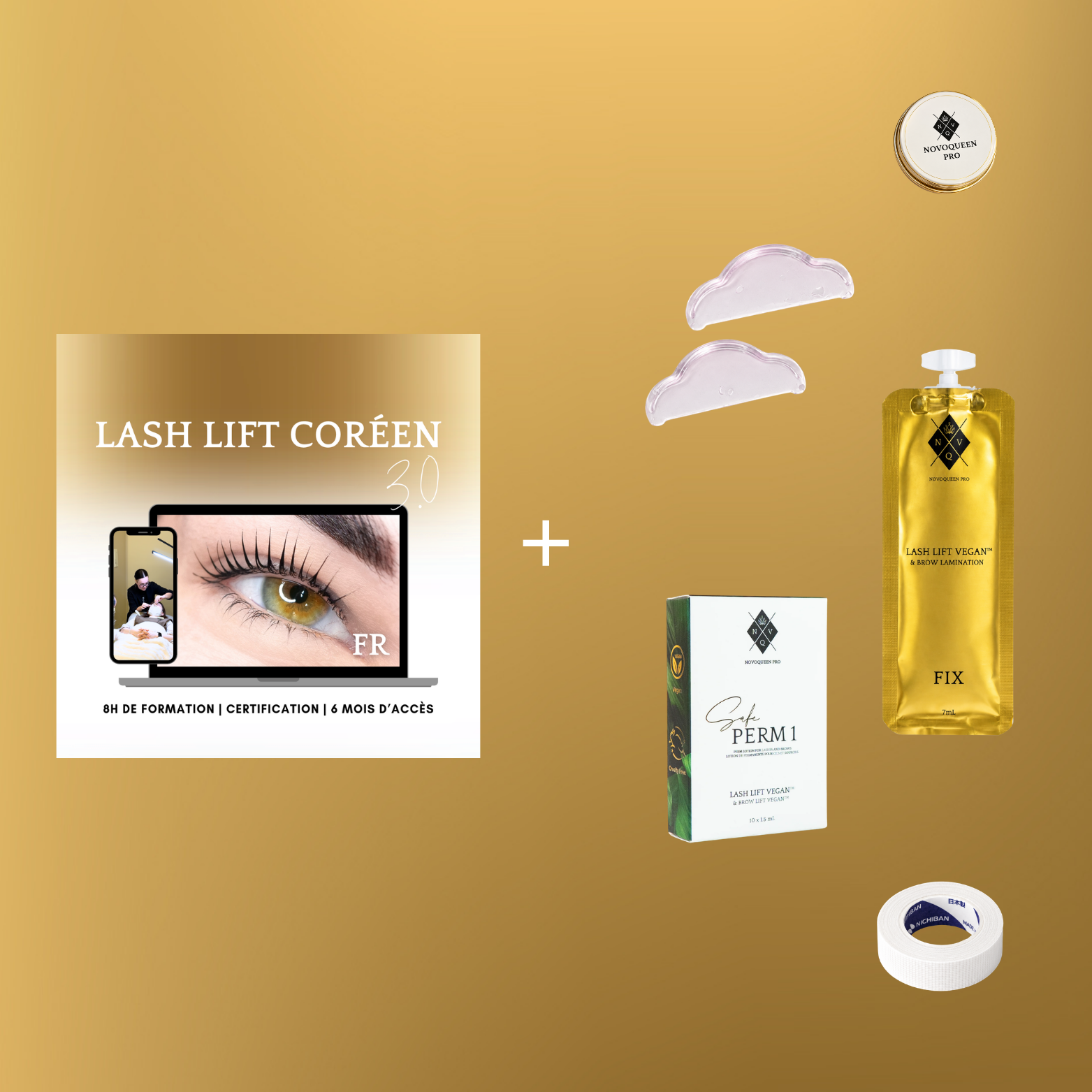 FORMATION Lash Lift Coréen 3.0 + Trousse ESSENTIELLE