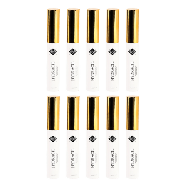 Hydracil - Sérum Gel Hydratant double action et biologique pour cils et sourcils, enrichi en ingrédients naturels et biologiques, compatibles avec les extensions de cils | Hydracil - Dual-action organic gel serum for lashes and brows - Enriched with natural and organic ingredients - Compatible with eyelash extensions