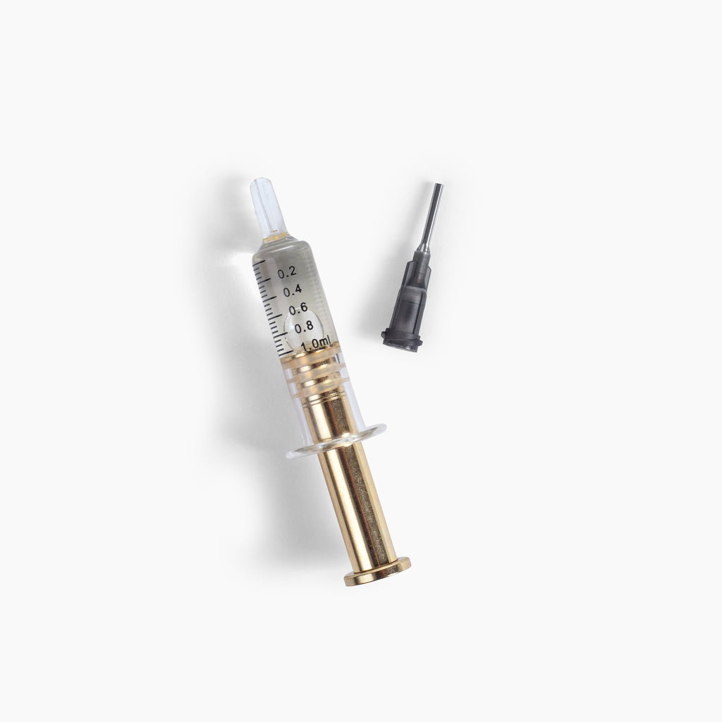 PermProtect 1 ml, Protecteur de Cils dans une seringue en verre et Or et une petite pointe d'aiguille - à Utiliser Pendant la Permanente des Cils, mélangé dans la Solution de Permanente