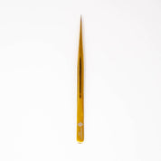Pinces Fines et Précises pour les Extensions de Cils et Lash Lift, Couleur Dorée, Avec une distances de 5mm entre les pointes