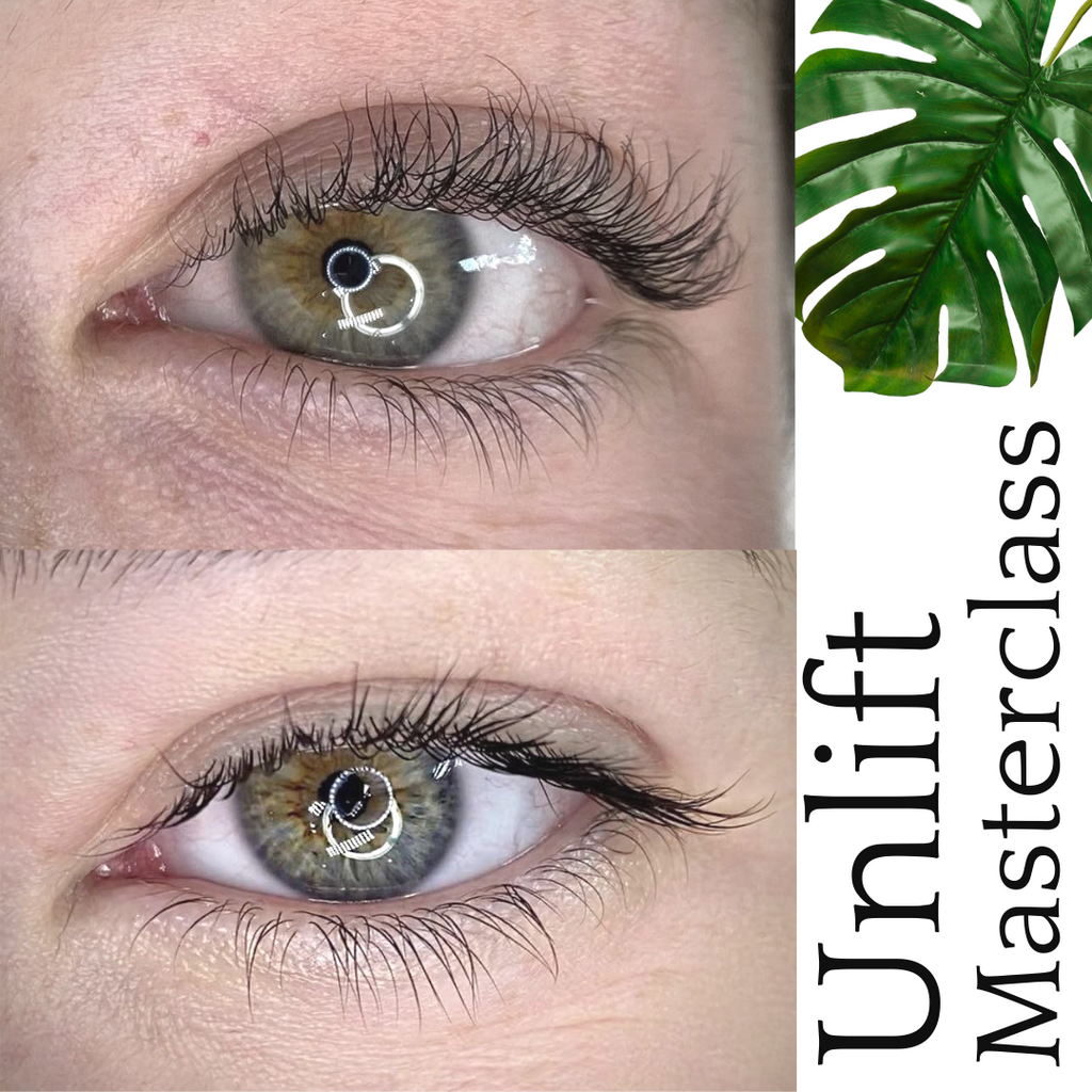 Avant et Après de Cils Trop Courbé et Décourber avec UNLIFT Masterclass 2.0 | Before and After of Overly Curled Lashes and Uncurled lashes - Master the Art of Safe Lash Lifting | 3 Months Unlimited Access | Fix Overly Curled Lashes. Learn how to avoid chemical burns and achieve stunning lash lift results. See the transformation: from overly curled to healthy and natural-looking lashes | Maîtrisez l'art du rehaussement de cils en toute sécurité avec la Masterclass UNLIFT 2.0 | Accès illimité pendant 3 mois 