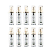 10 Shampooing Detoxcil de NVQ pour cils et sourcils de qualité supérieure, spécialement formulé pour les peaux sensibles. Cette formule sans parabène et sans huile offre un nettoyage en profondeur tout en préservant la douceur de vos cils et sourcils. Avec sa grande contenance de 1050 ML, ce shampooing est parfait pour les professionnels de cils et peut être facilement revendu à vos clientes après une pose d'extensions de cils ou d'une séance de rehaussements de cils. 